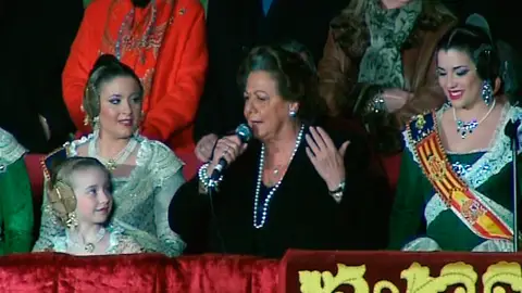 La alcaldesa de Valencia, Rita Barberá La alcaldesa de Valencia, Rita Barberá