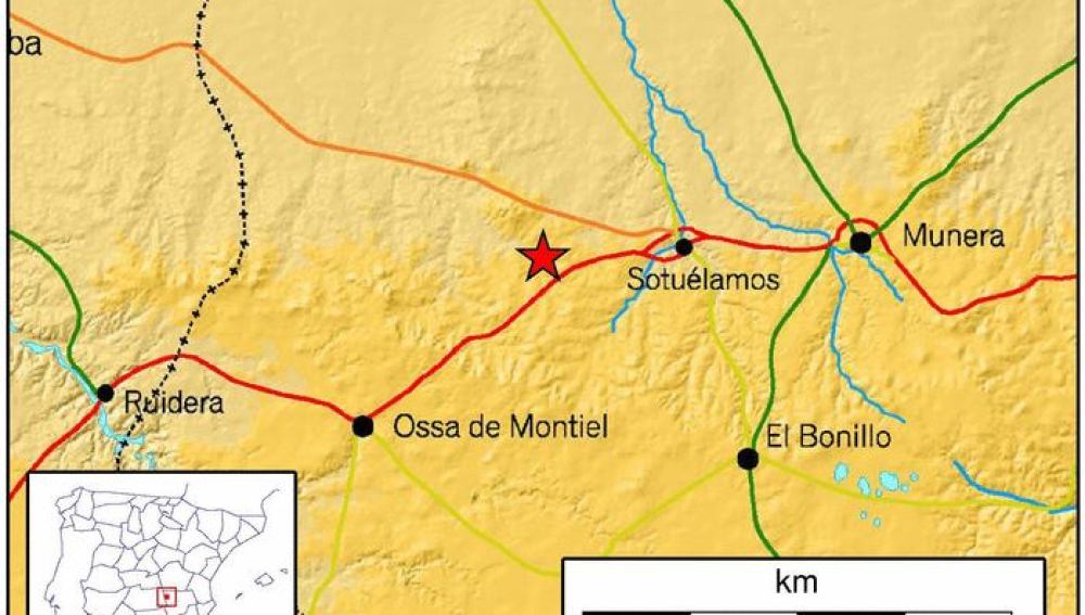 Un terremoto se deja sentir en el centro de la Península, costa mediterránea y Andalucía