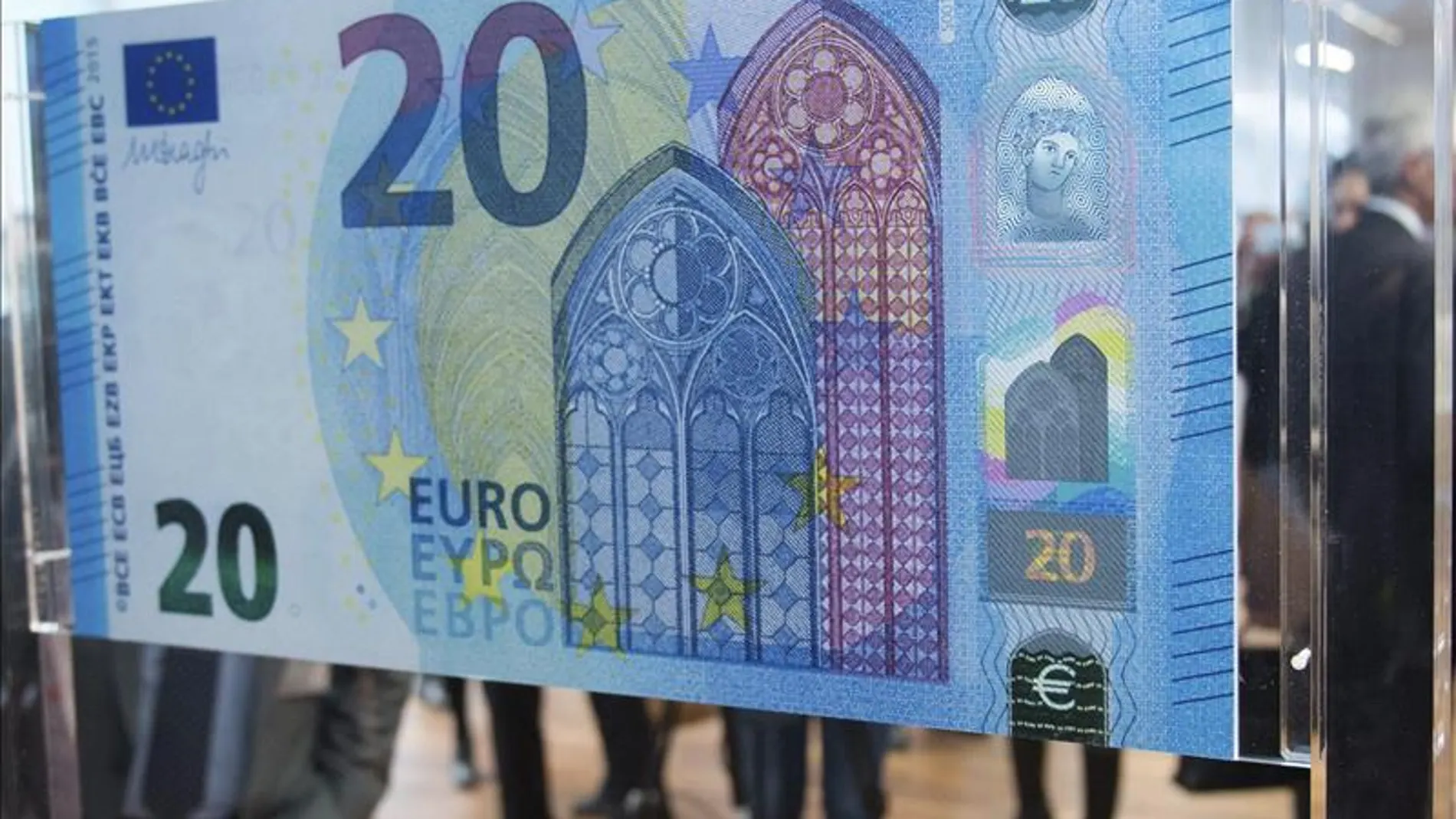 Imagen del nuevo billete de 20 euros Imagen del nuevo billete de 20 euros