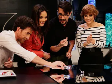 Pablo Motos, Mónica Carrillo, Marron y Lourdes Maldonado Pablo Motos, Mónica Carrillo, Marron y Lourdes Maldonado