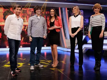Luis Piedrahita, Mónica Carrillo, Sandra Golpe y Lourds Maldonado en El Hormiguero 3.0 Luis Piedrahita, Mónica Carrillo, Sandra Golpe y Lourds Maldonado en El Hormiguero 3.0
