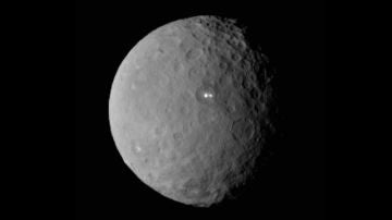 Dos puntos brillantes en Ceres