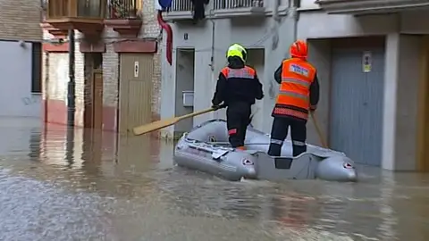 Inundación en Tudela Inundación en Tudela