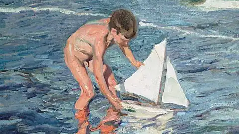 'El balandrito' de Joaquín Sorolla. 'El balandrito' de Joaquín Sorolla.
