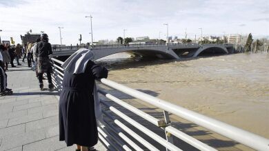 Todas las imágenes de las inundaciones del río Ebro en Zaragoza