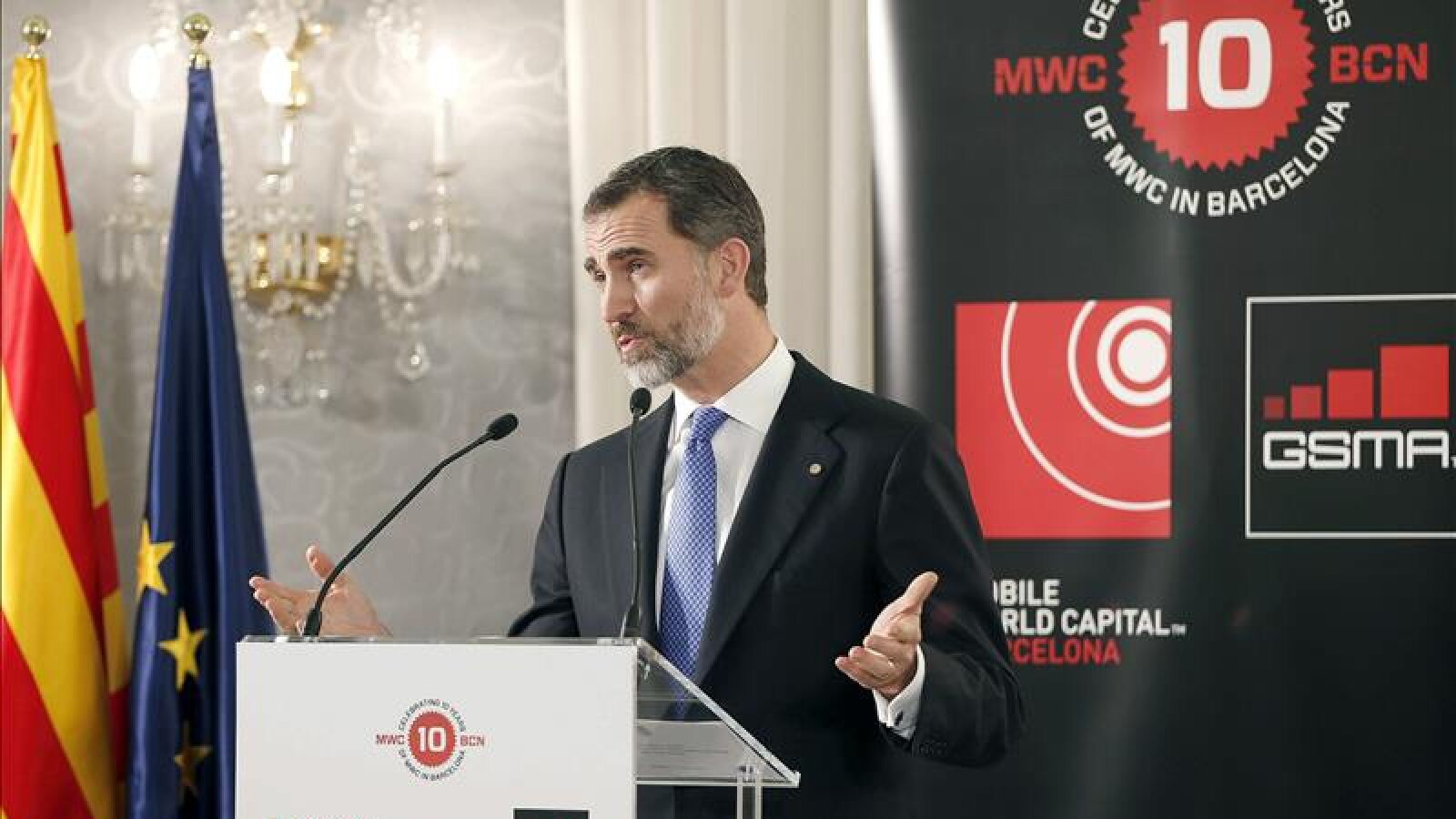 El Rey inaugura el Congreso de Móviles, donde se esperan 90.000 asistentes