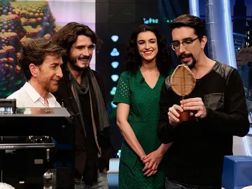 Pablo Motos, Yon González, Blanca Romero y Marron en El Hormiguero 3.0 Pablo Motos, Yon González, Blanca Romero y Marron en El Hormiguero 3.0
