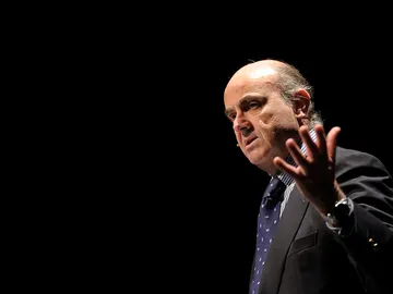 Luis de Guindos, en un acto económico en Pamplona Luis de Guindos, en un acto económico en Pamplona