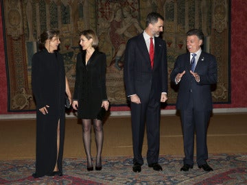 Recepción de los Reyes a Juan Manuel Santos