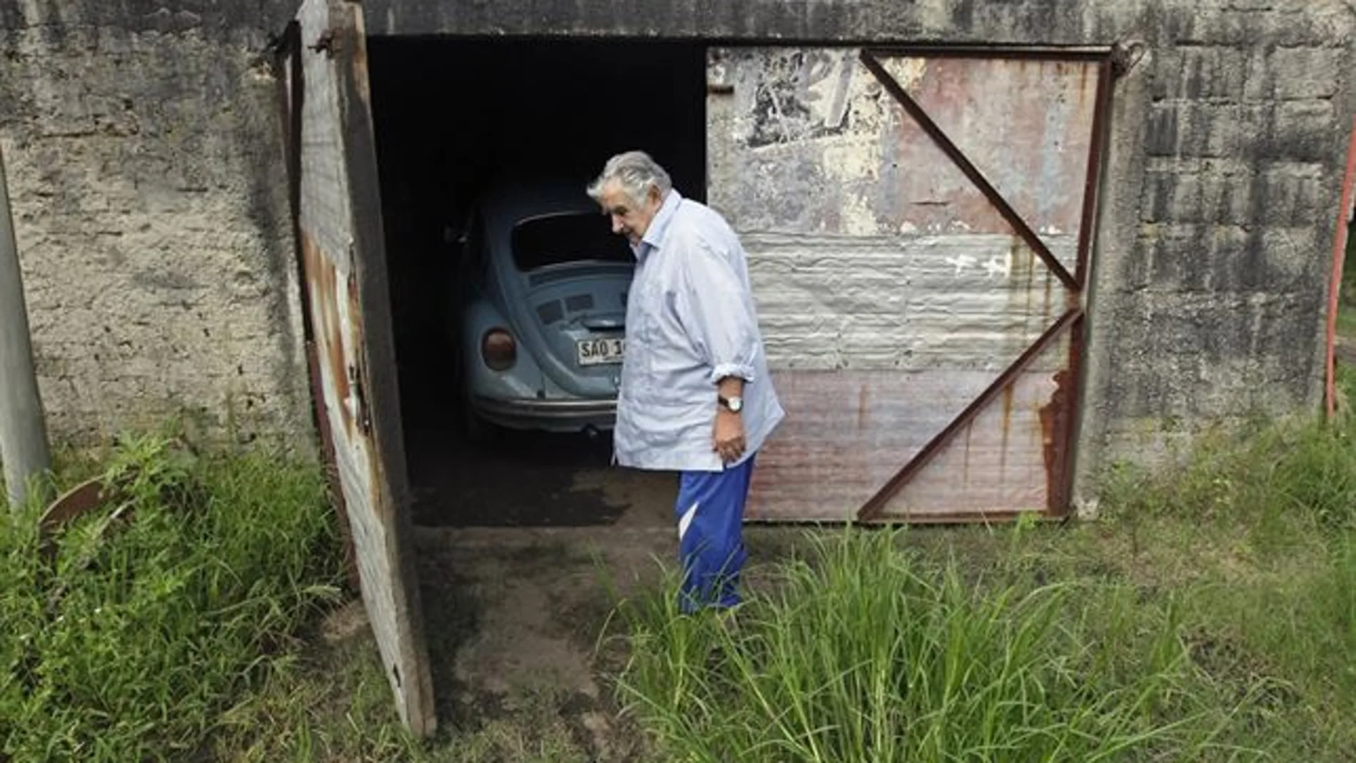 José Mújica en su granja escuela José Mújica en su granja escuela