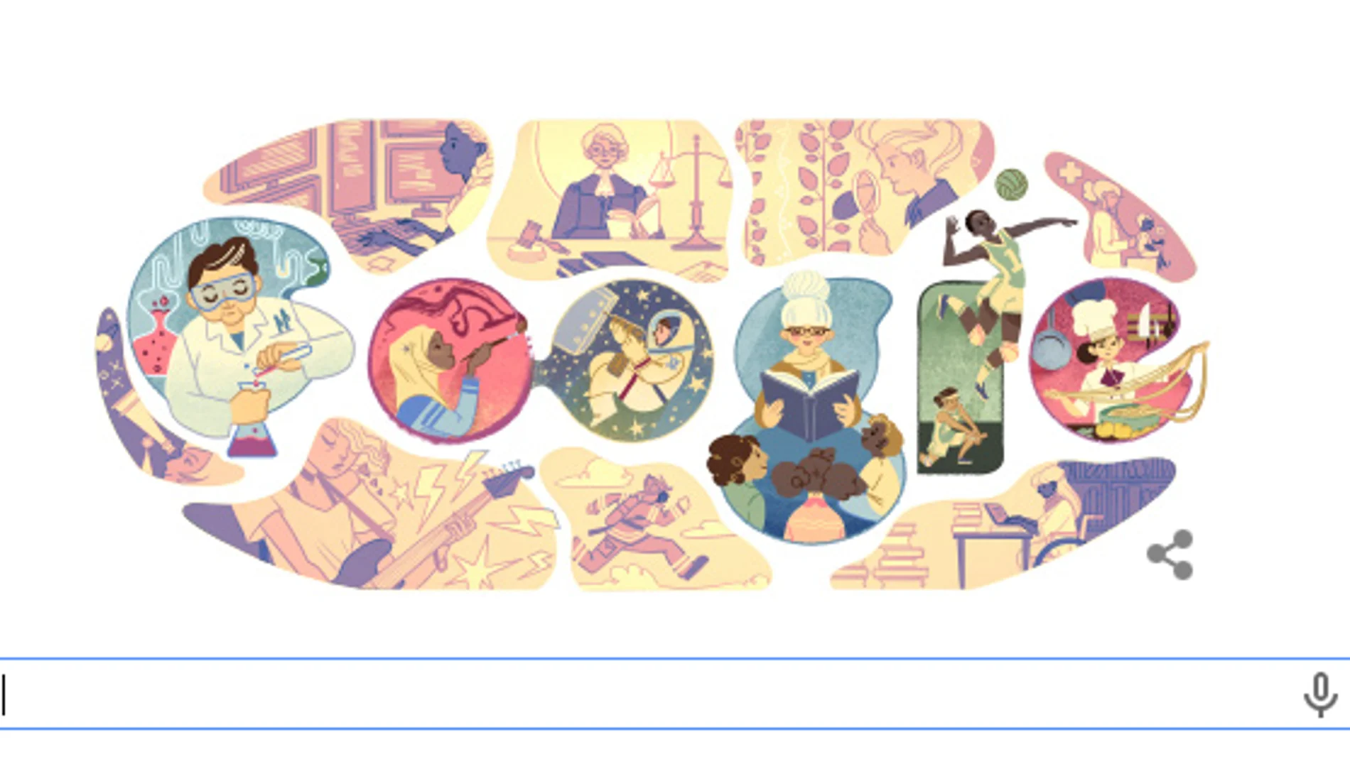 Google celebra el Día Internacional de la Mujer Google celebra el Día Internacional de la Mujer