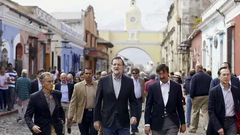 Rajoy, de visita oficial en Guatemala Rajoy, de visita oficial en Guatemala
