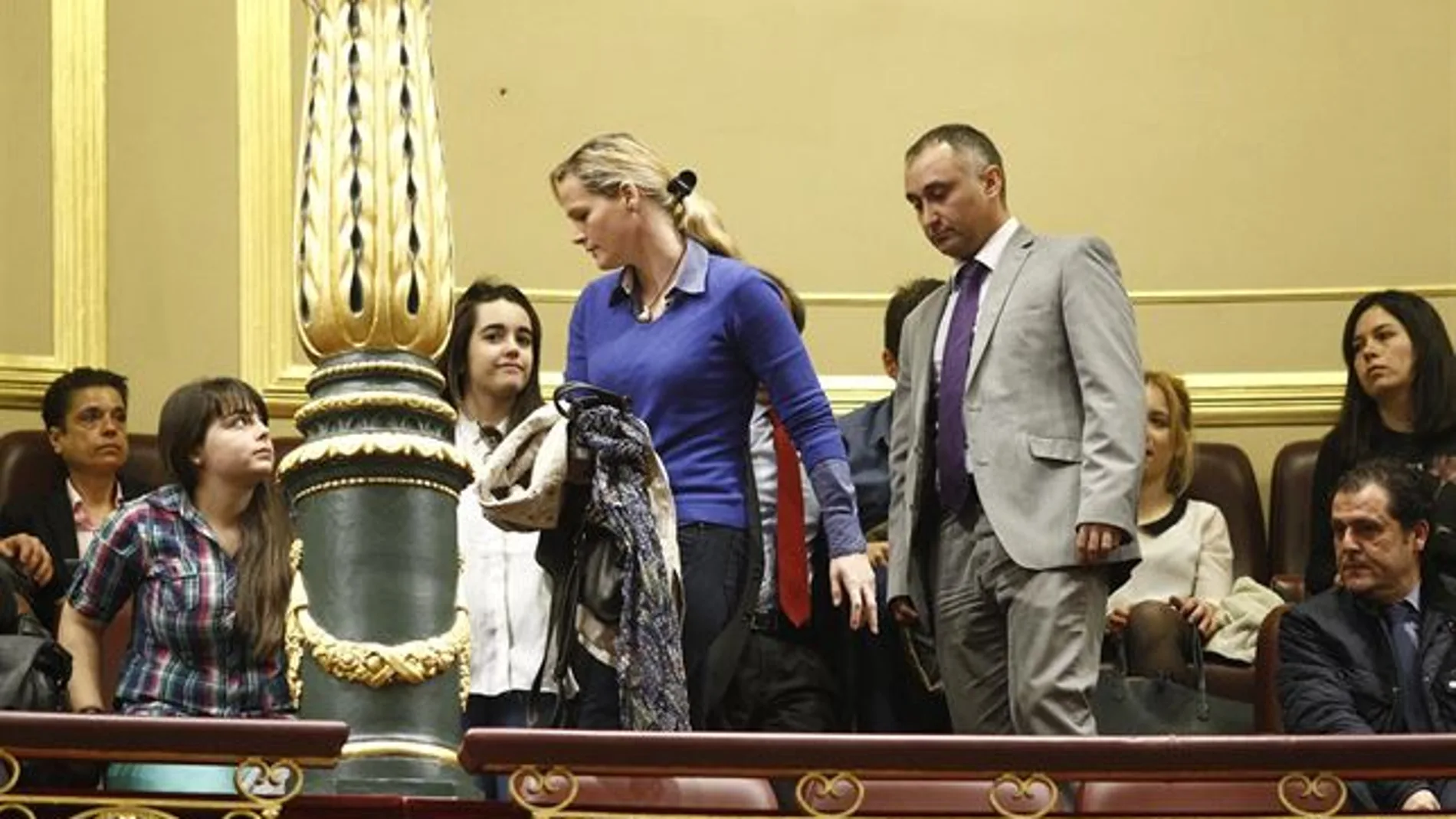 La comandante Zaida y su marido en el Congreso. La comandante Zaida y su marido en el Congreso.