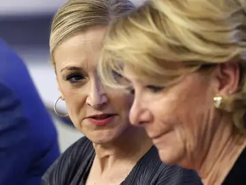 Cristina Cifuentes, junto a Esperanza Aguirre Cristina Cifuentes, junto a Esperanza Aguirre