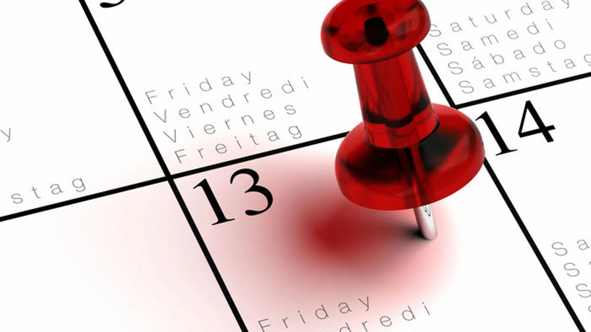 Viernes 13 en el calendario Viernes 13 en el calendario