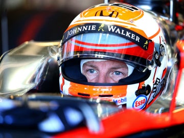 Jenson Button, en el McLaren-Honda