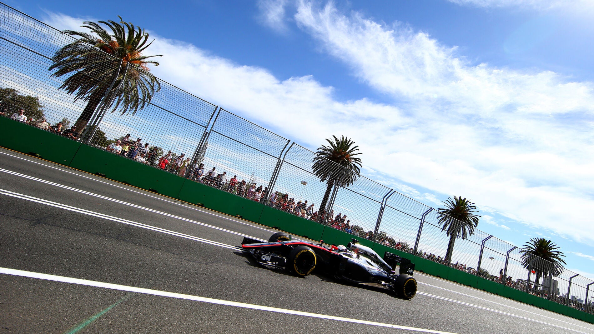 El McLaren de Magnussen en Australia