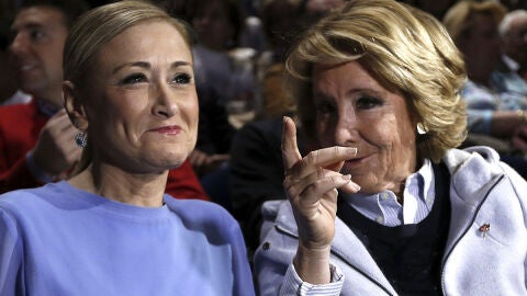 Las candidatas del PP en Madrid en su primer acto de precampa&ntilde;a juntas