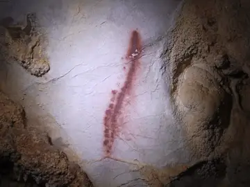 Pinturas halladas en una cueva del Desfiladero de La Hermida Pinturas halladas en una cueva del Desfiladero de La Hermida