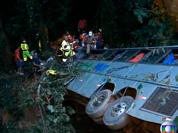 Accidente de autobús en Brasil Accidente de autobús en Brasil