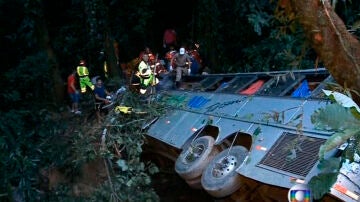 Accidente de autobús en Brasil