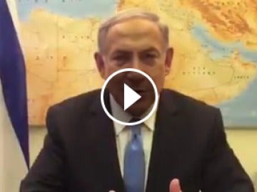 Netanyahu en un polémico vídeo en Facebook