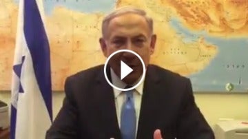 Netanyahu en un polémico vídeo en Facebook