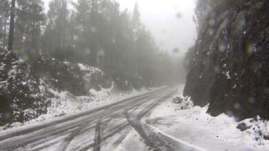 El Teide se viste de blanco en marzo