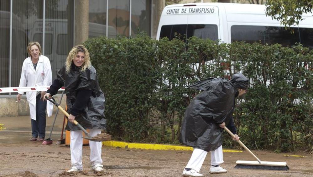 Fuertes lluvias en Castellón
