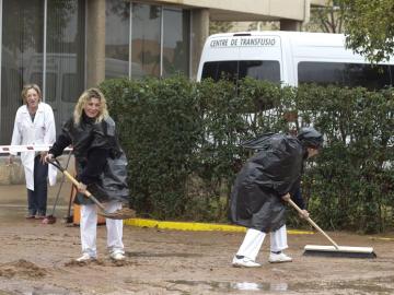 Fuertes lluvias en Castellón