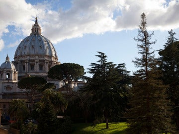 Vista de los Museos Vaticanos en Roma