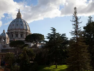 Vista de los Museos Vaticanos en Roma Vista de los Museos Vaticanos en Roma