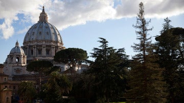 Vista de los Museos Vaticanos en Roma