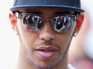 El campeón del mundo, Lewis Hamilton