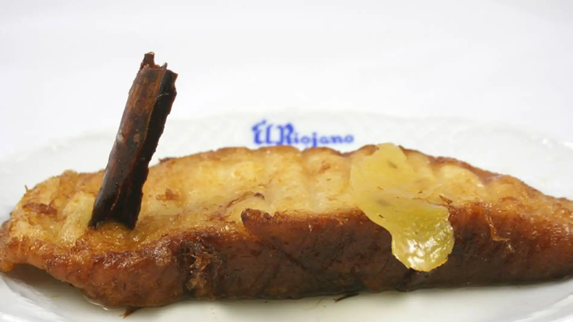 La torrija de la pastelería El Riojano.
