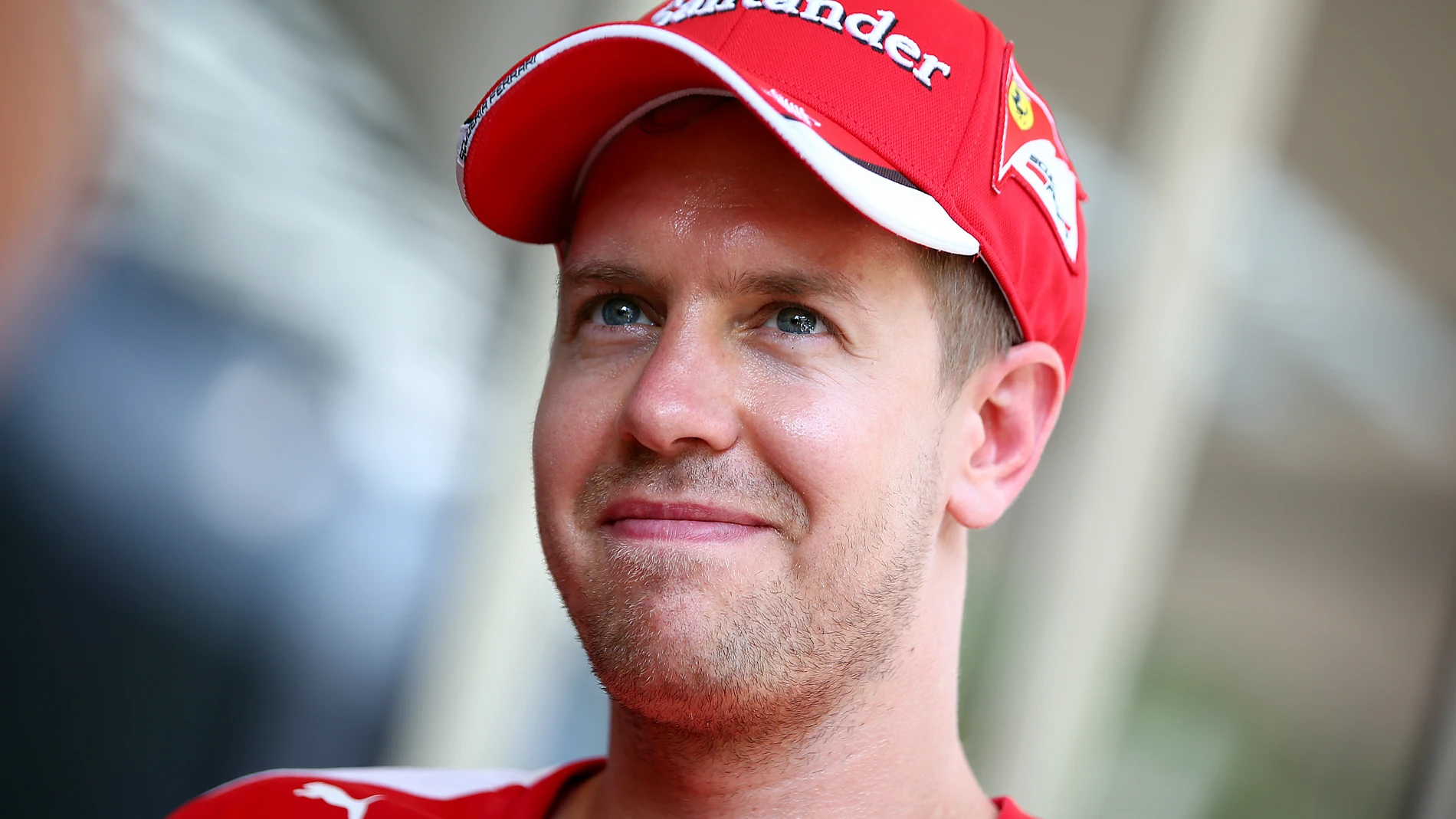 Sebastian Vettel, sonriente en Sepang