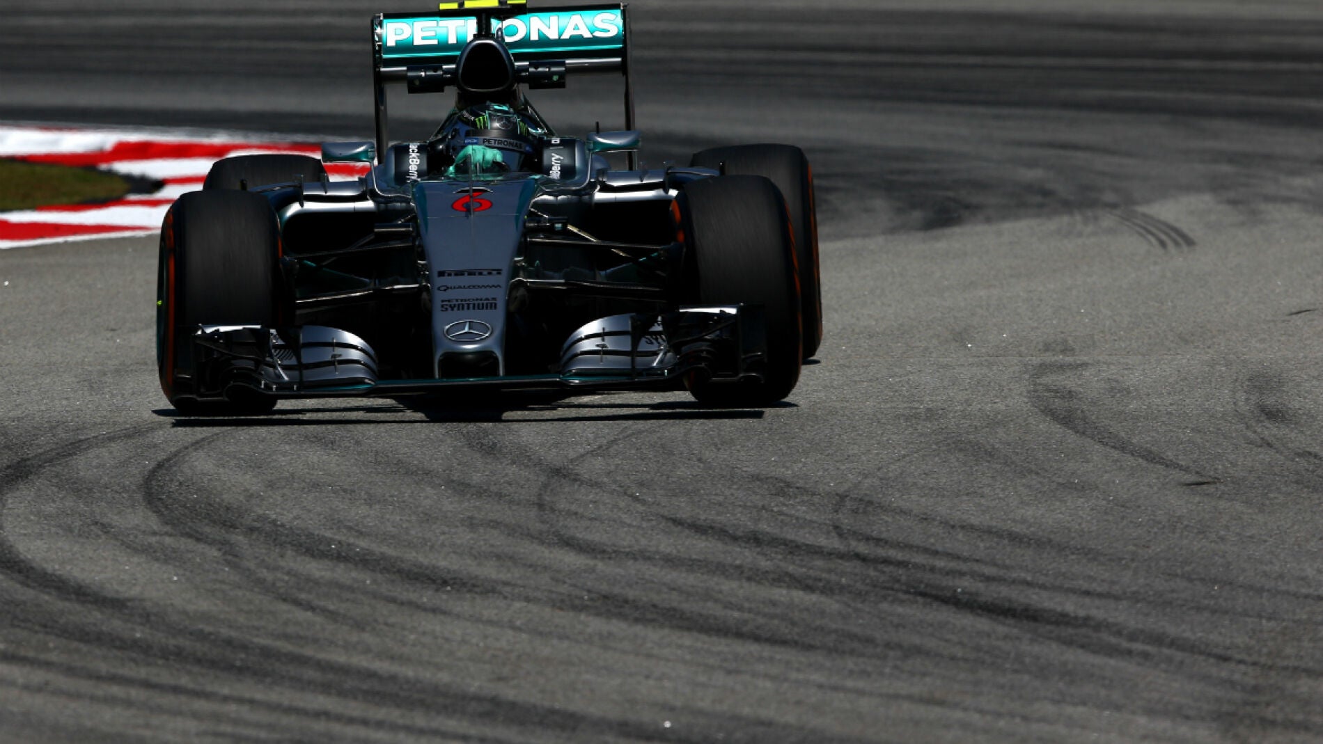 Rosberg, de frente
