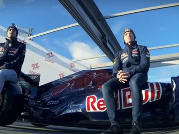 Sainz y Verstappen, sobre el STR-15