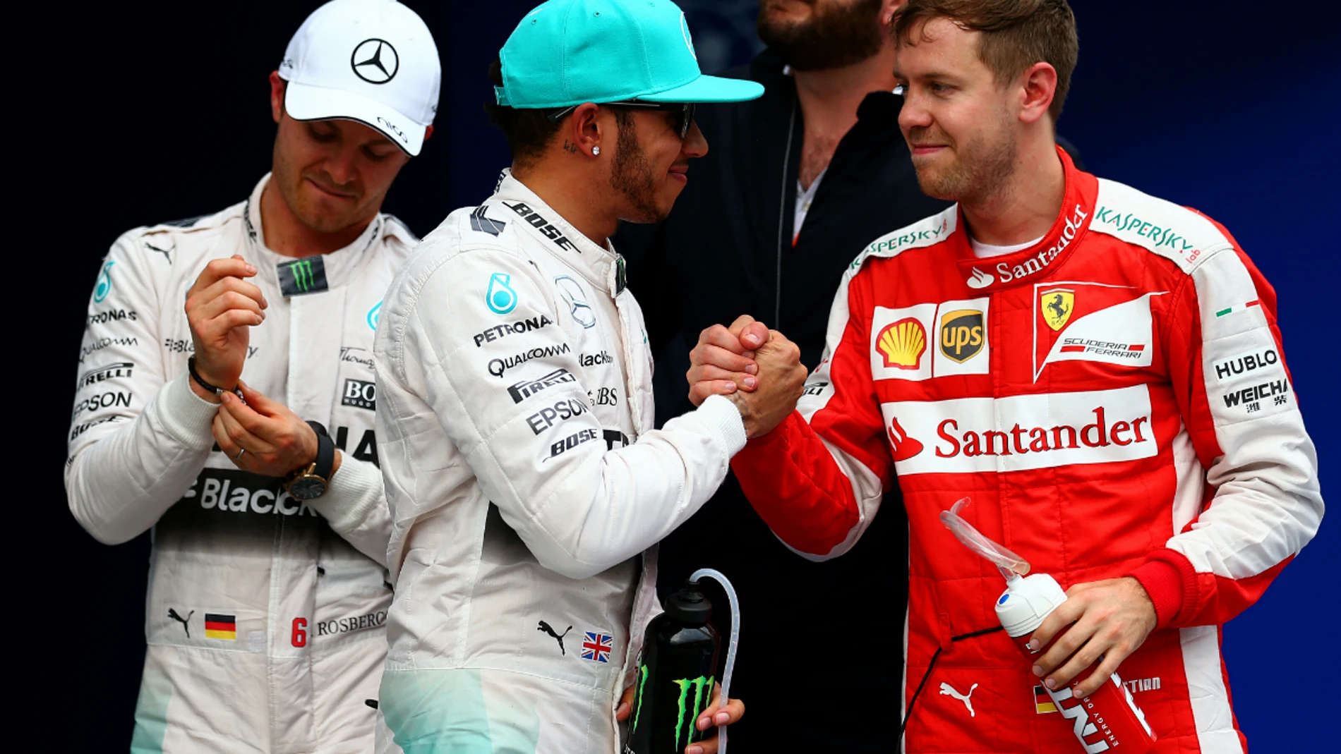 Rosberg, Hamilton y Vettel, los más rápidos de la Q3 de Sepang