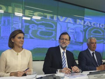 Mariano Rajoy, en la Junta Directiva Nacional del PP