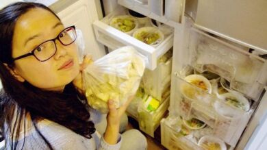 Un soldado chino deja preparada a su mujer la comida de un año entero