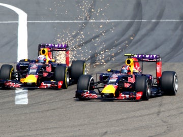 Chispas entre los Red Bull