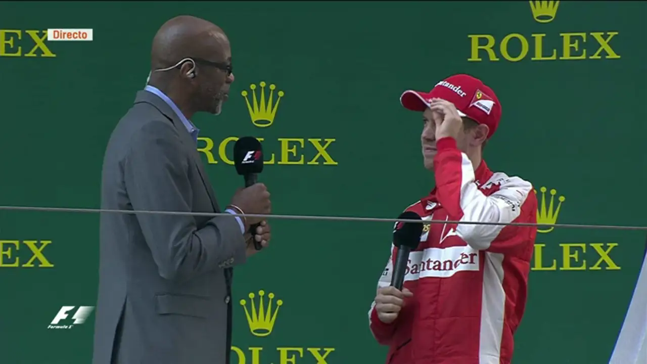 Vettel: "Llevamos tres podios, ha habido un gran cam