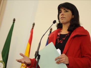 La líder de Podemos en Andalucía, Teresa Rodríguez.