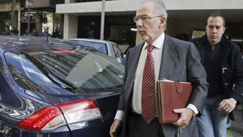 Rodrigo Rato regresa a su domicilio de MadridRodrigo Rato regresa a su domicilio de Madrid