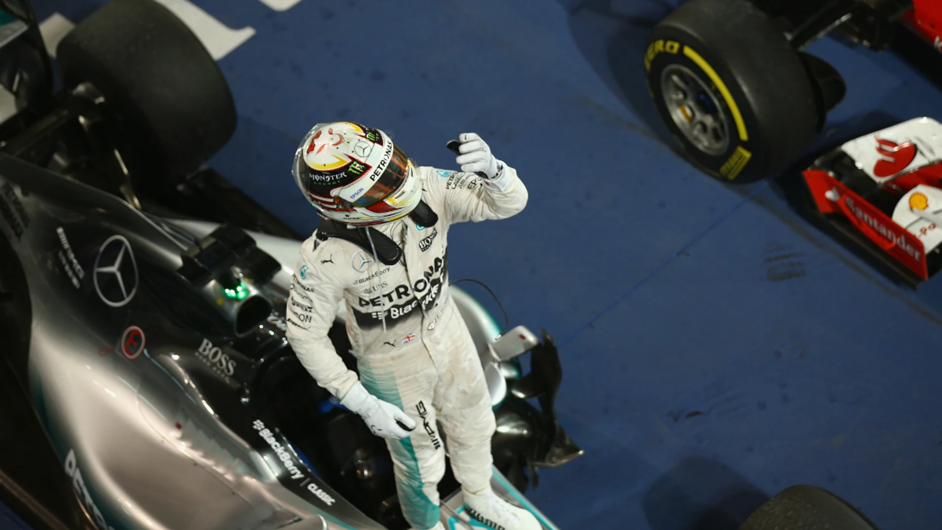 Lewis Hamilton, sobre su coche