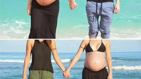 Esperaban que las imágenes inspiraran a otros a formar una familia Esperaban que las imágenes inspiraran a otros a formar una familia