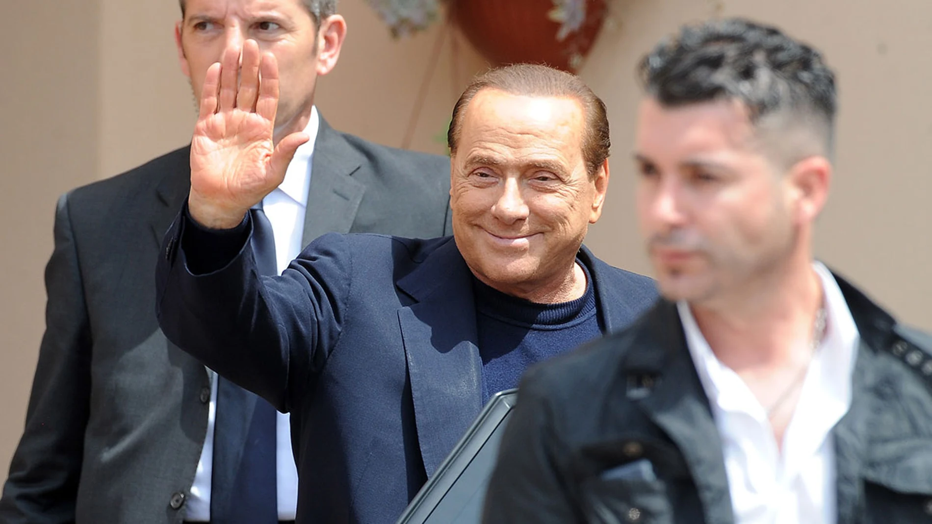 Silvio Berlusconi, en Milán Silvio Berlusconi, en Milán