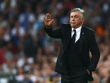 Carlo Ancelotti, en el Santiago Bernabéu Carlo Ancelotti, en el Santiago Bernabéu