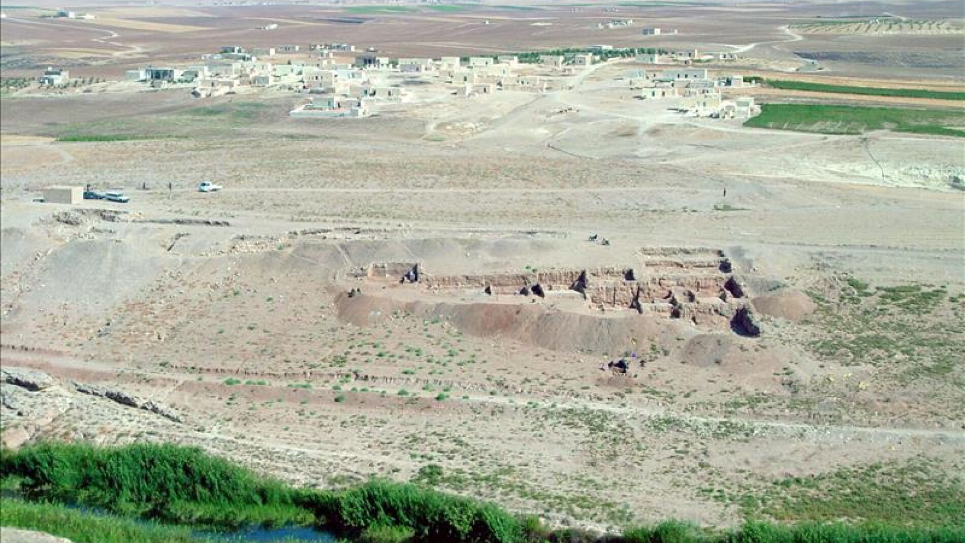 Zona del ataque en Siria
